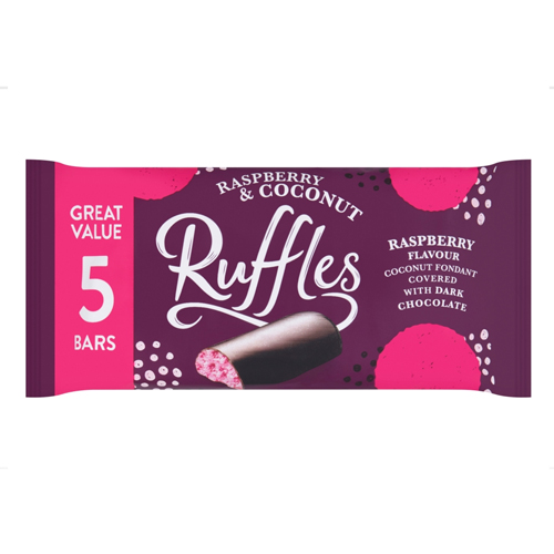 RUFFLES RASPBERRY & COCONUT 5PK 26G
