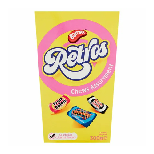 BARRATT RETROS CHEWS ASSORTMENT 300G