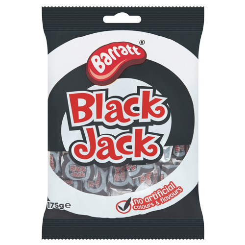 BARRATT BLACK JACK CHEW BAG 175G