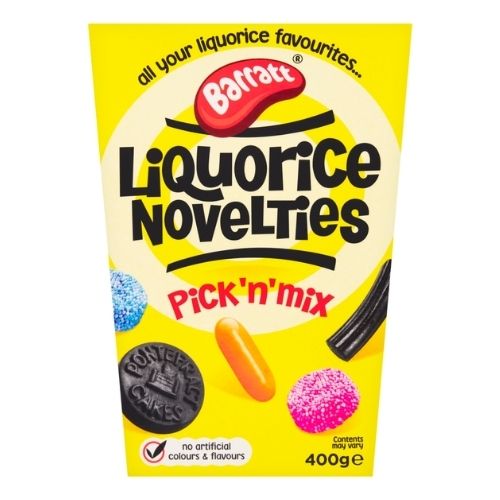 BARRATT LIQUORICE NOVELTIES PICK 'N' MIX 400G