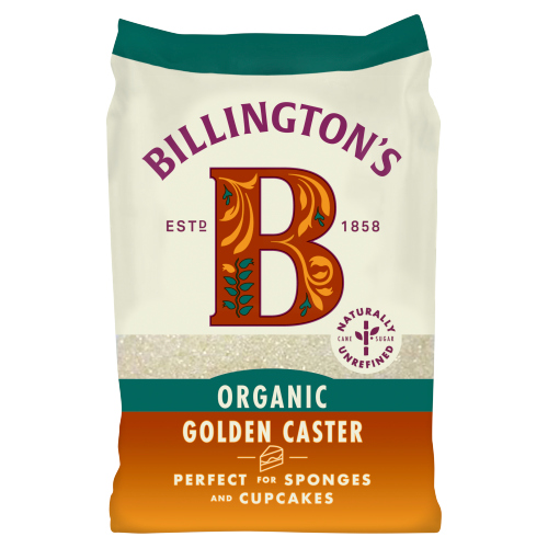 BILLINGTON'S ORGANIC GOLDEN CASTER 500G