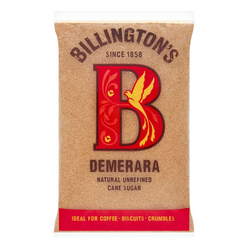 BILLINGTON'S DEMERARA NATURAL UNREFINED CANE SUGAR 3KG