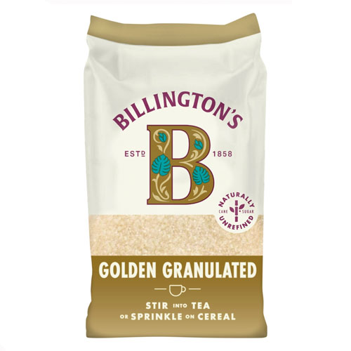 BILLINGTON'S GOLDEN GRANULATED NATURAL UNREFINED CANE SUGAR 1KG