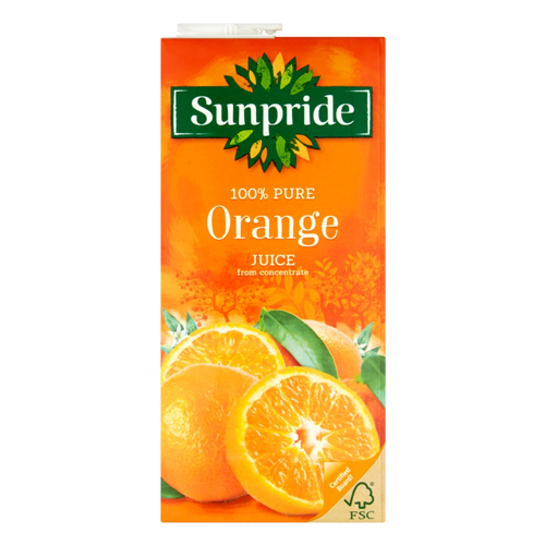 SUNPRIDE ORANGE JUICE 1L