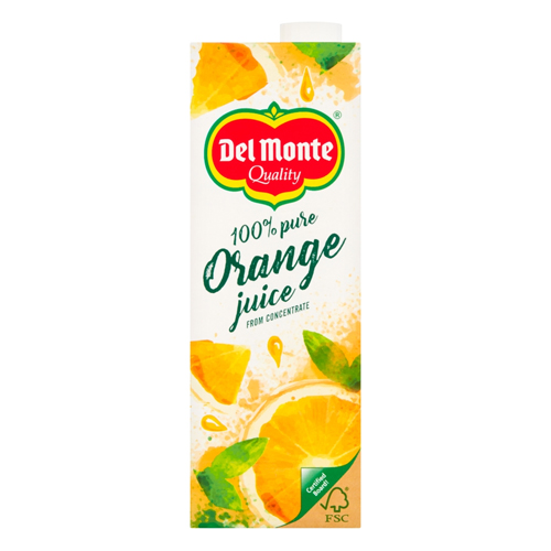 DEL MONTE ORANGE JUICE 1L