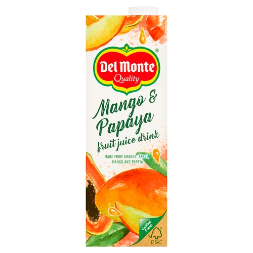 DEL MONTE MANGO & PAPAYA FRUIT JUICE DRINK 1L
