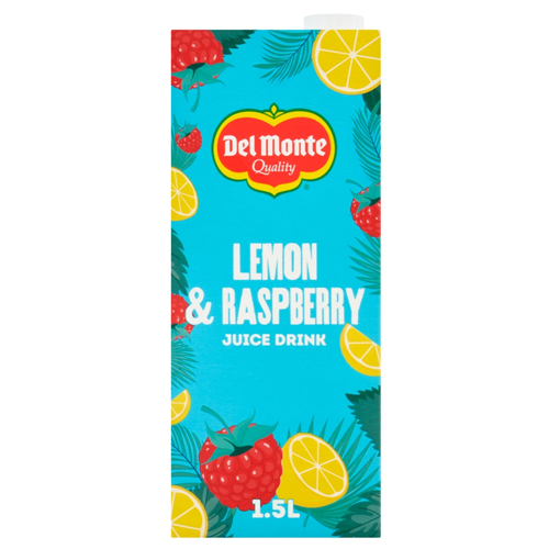 DEL MONTE LEMON & RASPBERRY JUICE DRINK 1.5L