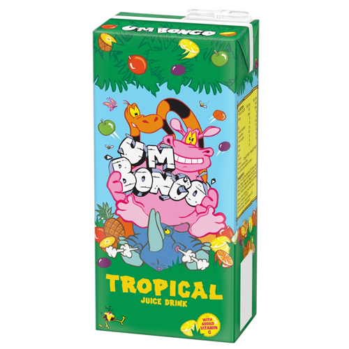 UM BONGO TROPICAL JUICE DRINK 1L