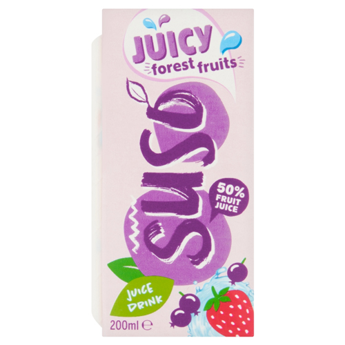 SUSO JUICY FOREST FRUITS JUICE DRINK 200ML
