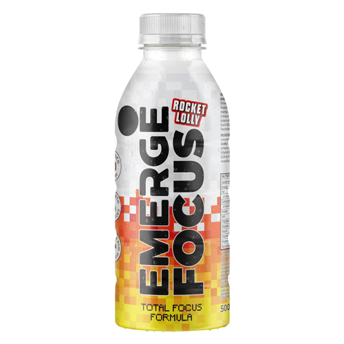 EMERGE FOCUS ROCKET LOLLY TOTAL FOCUS FORMULA PMP £1.00 500ML