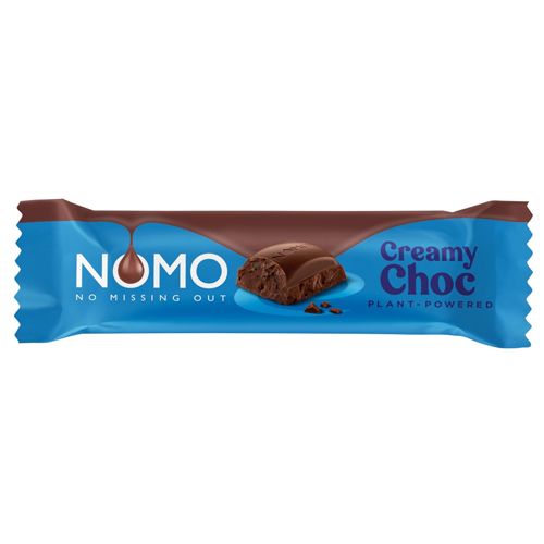NOMO VEGAN & FREE FROM CREAMY CHOC BAR 38G