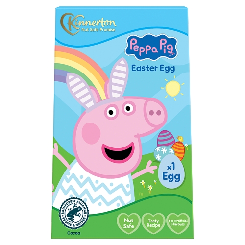 KINNERTON PEPPA PIG MILK CHOCOLATE EASTER EGG 50G