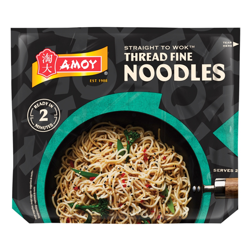 AMOY STRAIGHT TO WOK THREAD FINE NOODLES 2PK 300G