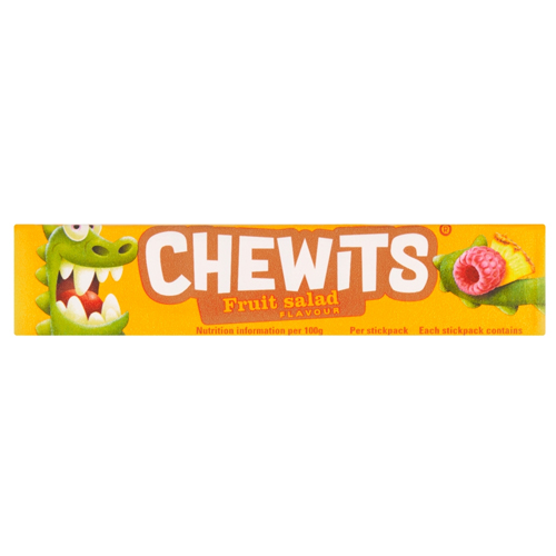 CHEWITS FRUIT SALAD STICK PACK 30G
