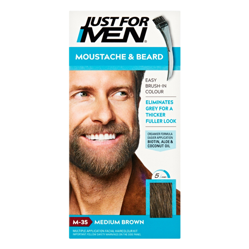 JUST FOR MEN-M35 MED BROWN HAIR COLOUR 6