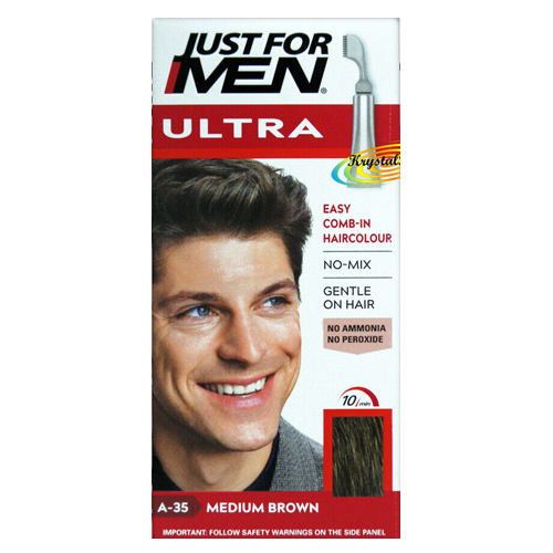 JUST FOR MEN ULTRA HAIR COLOUR DYE A-35 MEDIUM 90ML