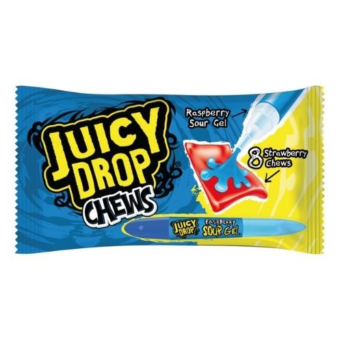 BAZOOKA JUICY DROP CHEWS WITH SOUR GEL PEN 67G