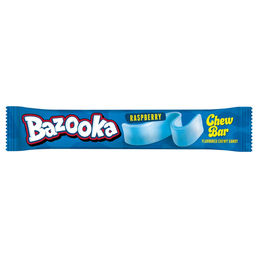 BAZOOKA CHEW BAR RASPBERRY 14G