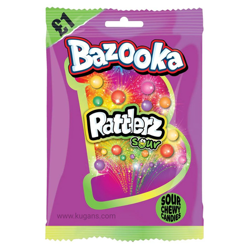 BAZOOKA RATTLERZ SOUR PMP £1.00 100G