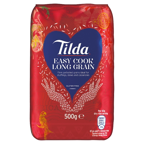 TILDA EASY COOK LONG GRAIN RICE 500G
