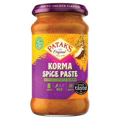 PATAK'S KORMA SPICE PASTE 290G