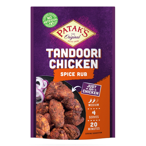 PATAK'S TANDOORI CHICKEN SPICE RUB 25G
