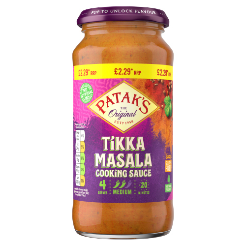 PATAK'S TIKKA MASALA SAUCE PMP £2.29 450G