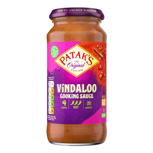 PATAK'S VINDALOO COOKING SAUCE 450G