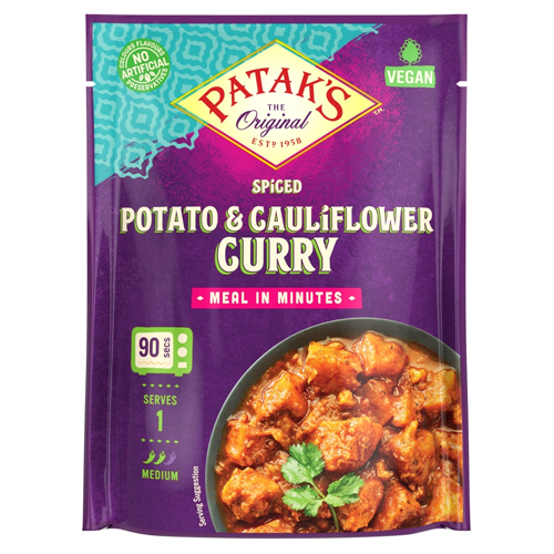 PATAK'S POTATO & CAULIFLOWER CURRY 270G