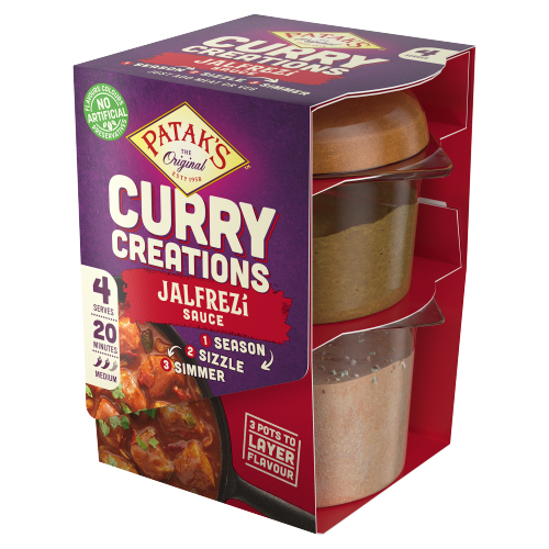 PATAK'S JALFREZI CURRY CREATIONS SAUCE KIT 160G