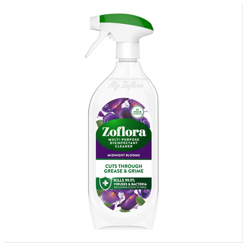 ZOFLORA TOILET DISINFECTANT MIDNIGHT BLOOMS TRIGGER 800ML