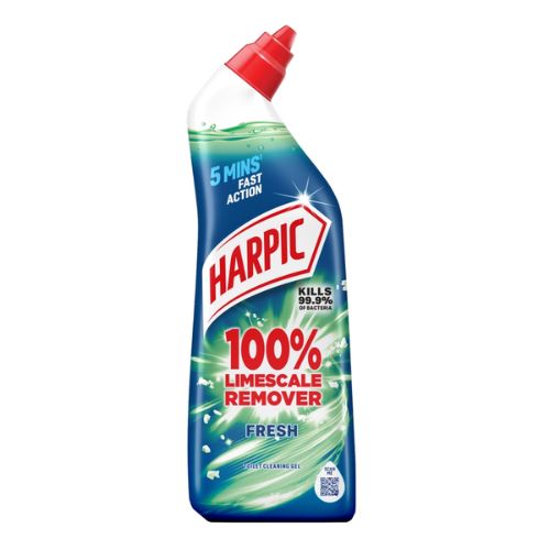 HARPIC LIMESCALE REMOVER TOILET CLEANER GEL FRESH SCENT 750ML