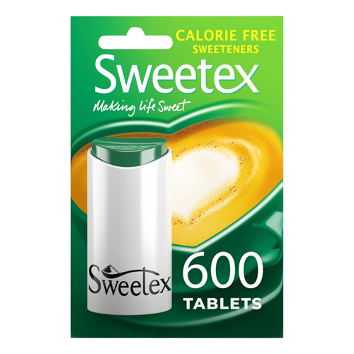 SWEETEX CALORIE FREE SWEETENERS 600S