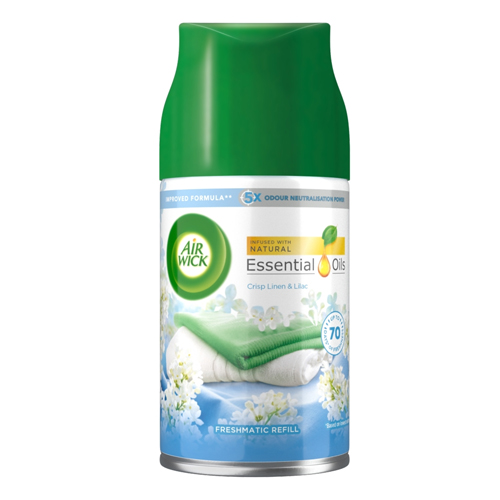AIRWICK FRESHMATIC REFILL LINEN & LILAC 250ML