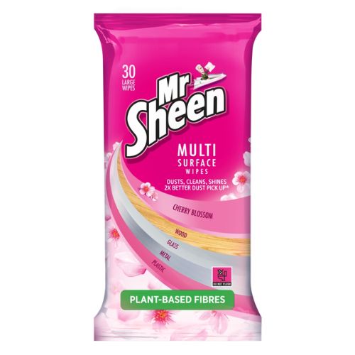 MR.SHEEN CHERRY BLOSSOM WIPES 30S