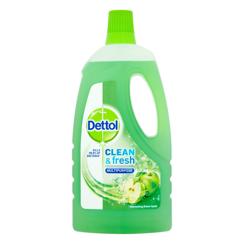 DETTOL FLOOR CLEANER CLEAN & FRESH GREEN APPLE 1L