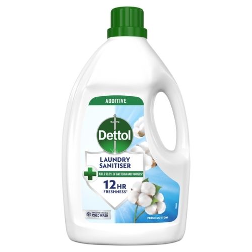 DETTOL LAUNDRY CLEANSER, FRESH COTTON, 2.5 L