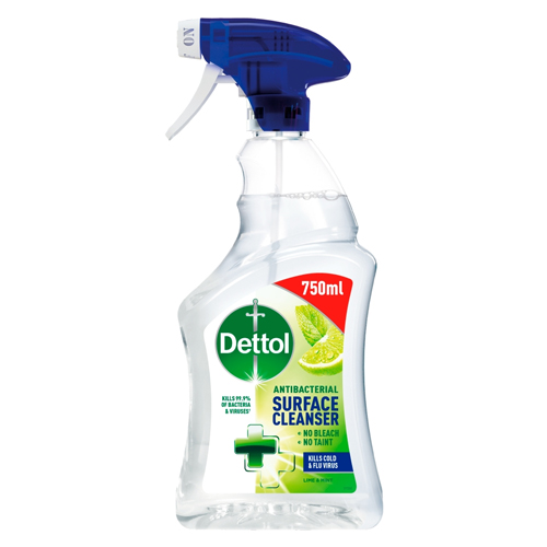DETTOL ANTI-BAC SURFACE CLEANSER LIME & MINT 750ML