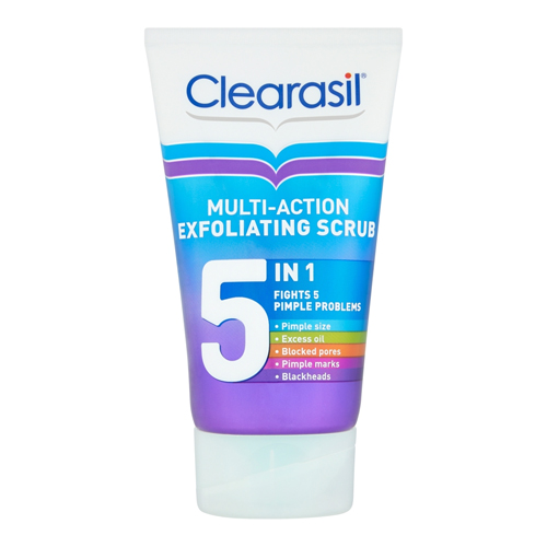 CLEARASIL MULTI-ACTION EXFOLIATING SCRUB 5 IN 1 150ML