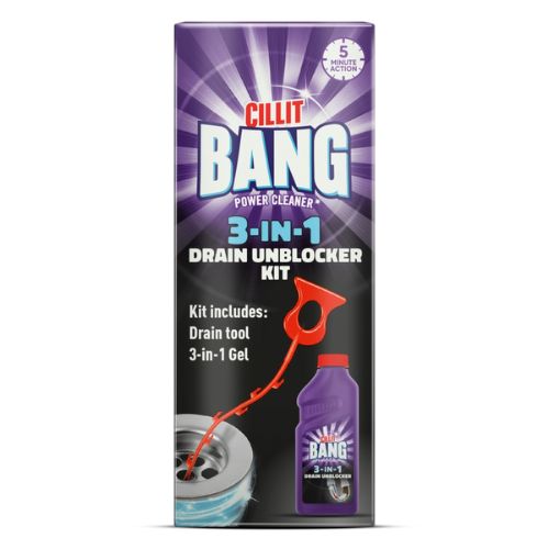 CILLIT BANG DRAIN CLEANING KIT 500ML