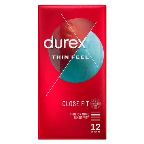 DUREX THIN FEEL CLOSE FIT CONDOMS 12S