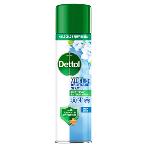 DETTOL DISINFECTANT SPRAY CRISP LINEN 300ML