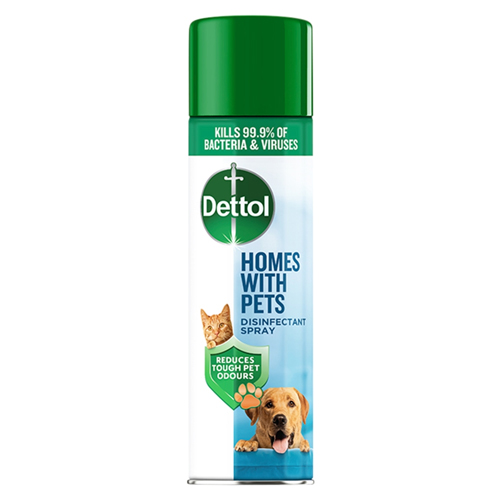 DETTOL DISINFECTANT SPRAY HOMES WITH PETS 300ML