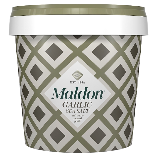 MALDON GARLIC SEA SALT TUB 500G