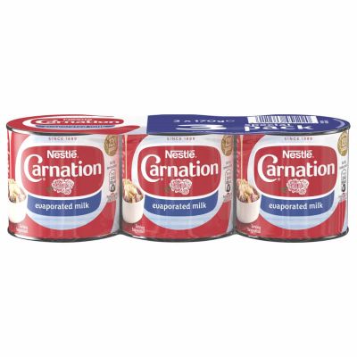 CARNATION EVAPORATED MILK TRIPLE 3PK 170G