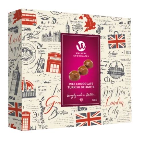 WALKERS MILK CHOCOLATE TURKISH DELIGHTS 150G