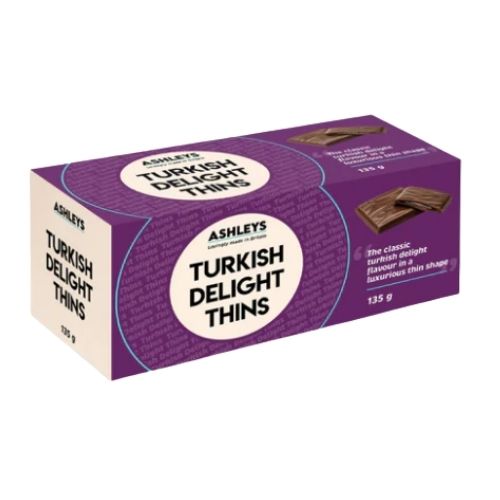 ASHLEYS TURKISH DELIGHT THINS 135G