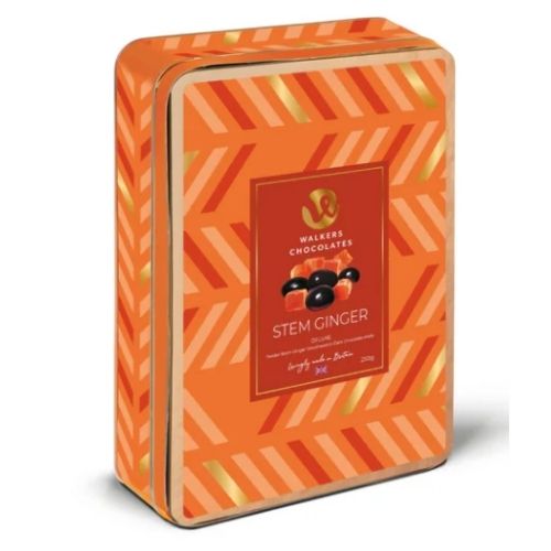 WALKERS CHOCOLATE GINGER TIN 250G