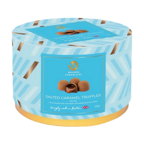 WALKERS SALTED CARAMEL TRUFFLES TUB 140G