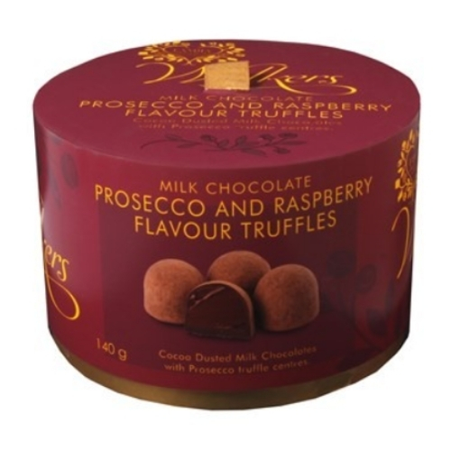 WALKERS RASPBERRY PROSECCO TRUFFLES TUB 140G